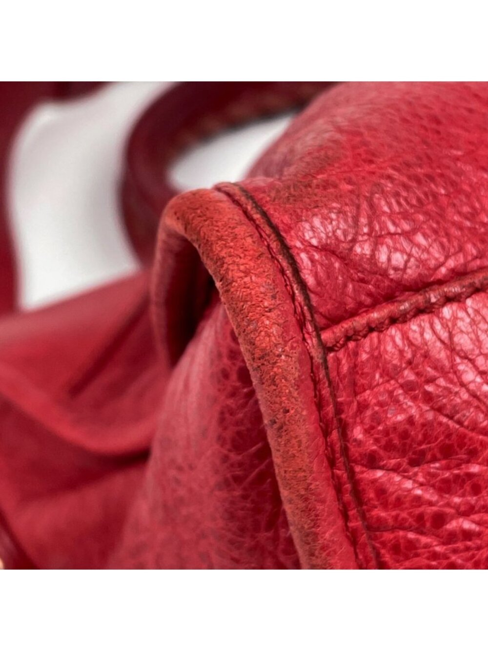 Balenciaga the Giant Part Time 2-Way Shoulder Bag Leather Red - Picture 3 of 12